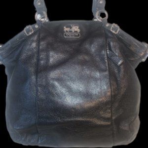 Coach Lindsey Shoulder bag 18641 Black Leather